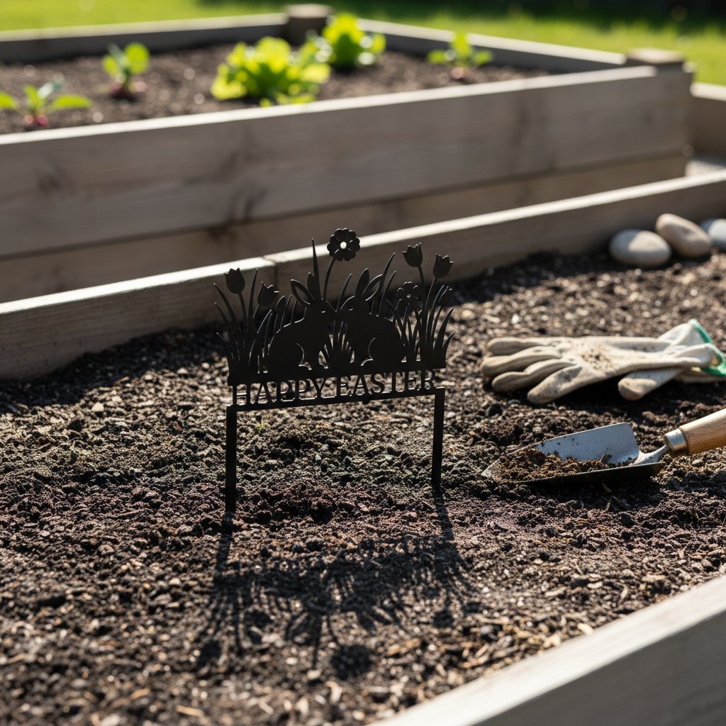 Happy Easter Osterhasen Gartenstecker – Bild 8