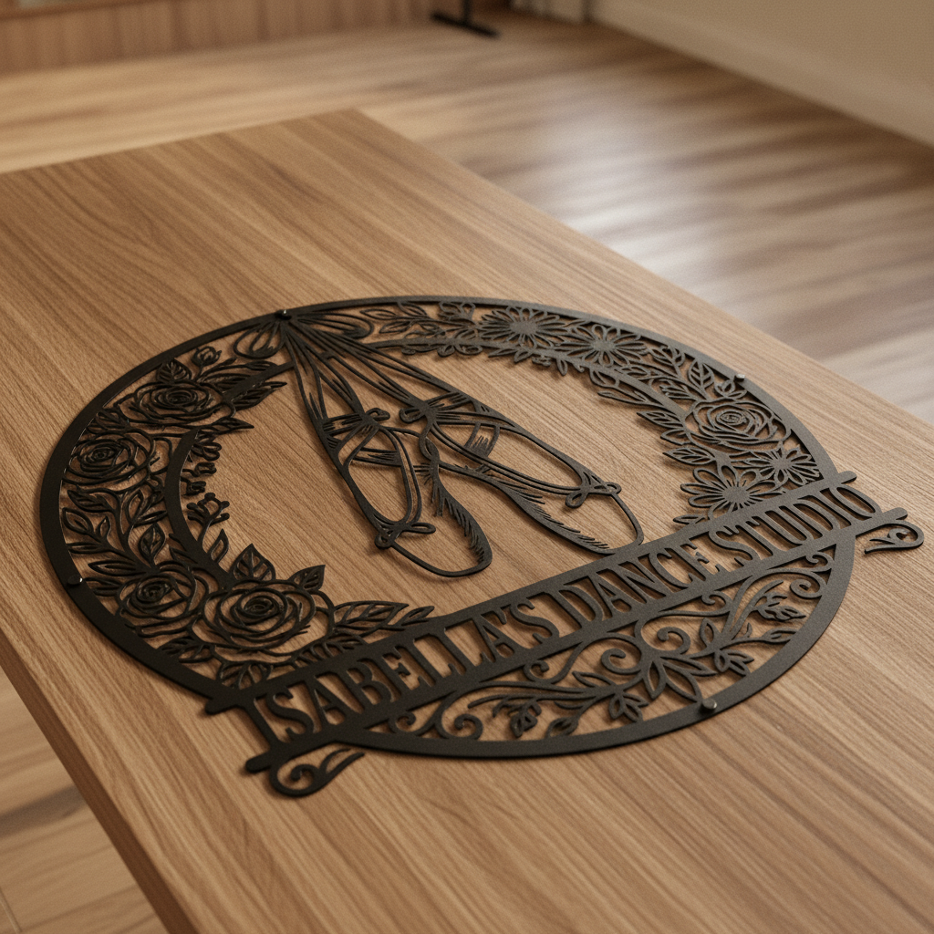 Personalisiertes Tanzstudio Metallschild – Bild 3