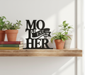 Personalisiertes Mama Metallschild Mother Est. mit Banner, Jahr und Namen