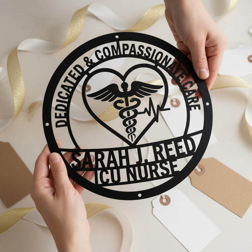 Personalisiertes Pflege Compassionate Care Metallschild – Bild 4