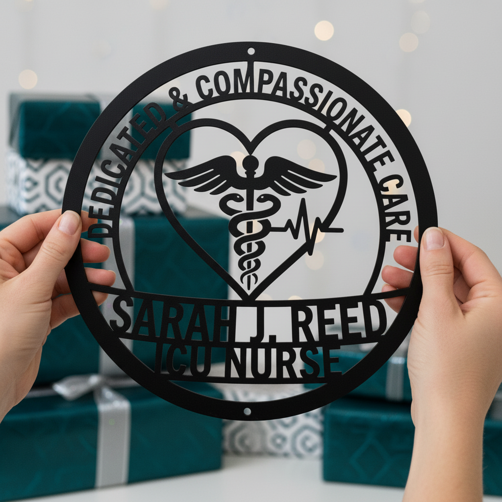 Personalisiertes Pflege Compassionate Care Metallschild – Bild 1